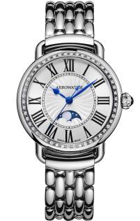 A 43960 AA03 DIA M Aerowatch Streamline Moon Phase Quartz A 43960 AA03 DIA M