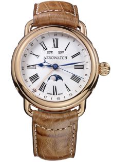 A 75970 RO01 Aerowatch 1942 Moon Phase A 75970 RO01