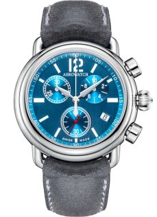 A 79100 AA01 Aerowatch 1942 Chronograph Quartz A 79100 AA01