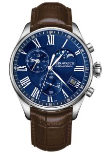 A 78990 AA04 Aerowatch Les Grandes Classiques Chronograph Moon-Phases A 78990 AA04