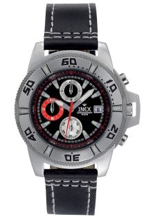 A69240S5I Inex Mens Chronograph Silver Black A69240S5I
