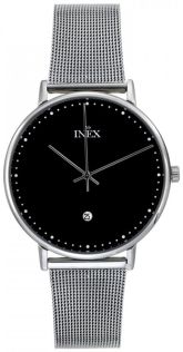 A69468-1S5P Inex Mens Silver/Black A69468-1S5P
