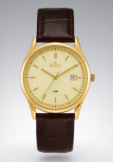 A69475D7I Inex Mens Classic Leather 40mm