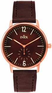 A69498D5I Inex Mens Rose Gold/Brown A69498D5I