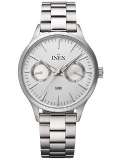 A76206S4I Inex Mens Day Date Steel 40mm