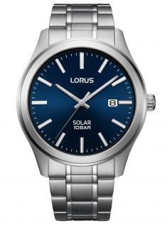 RX389AX9 Lorus Mens 100m Classic Blue Solar 40mm