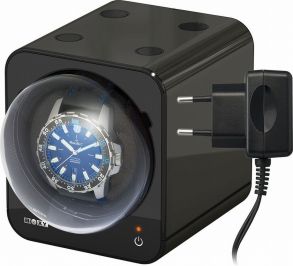 309394 Beco Boxy Fancy Brick Watch Winder Black 309394