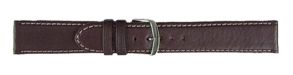 682622S Falkenlund Deluxe Beco Watch Strap Eco Brown Calf Leather 22mm Stainless Steel Buckle 682622S