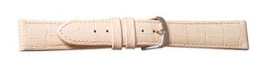 6483322S Falkenlund Deluxe Beco Watch Strap Louisiana Basic Beige Calf Leather 22mm Stainless Steel Buckle 6483322S