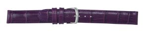 6483518S Falkenlund Deluxe Beco Watch Strap Louisiana Basic Violet Calf Leather 18mm Stainless Steel Buckle 6483518S