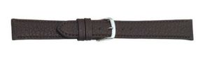 666214S Falkenlund Deluxe Beco Watch Strap Imperator Calf Leather Brown 14mm Stainless Steel Buckle 666214S