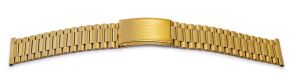 697176 Falkenlund Deluxe Beco Watch Strap Stainless Steel PVC Gold 18mm 697176