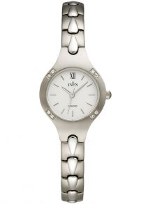 A69321S4I Inex Ladies 8 Diamonds Sapphire Petite 25mm