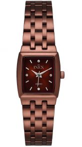 A69322BR1I Inex Sapphire 4 Diamonds Brown Petite 20mm