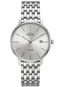 A69446-1S4I Inex Mens Classic Slim SaphiLite 38mm