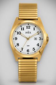 A69495D0A Inex Mens Golden Classic 39mm