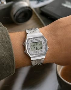 ABL-100WE-7AEF Casio Retro Digital Step Tracker Bluetooth 38mm