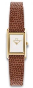 ADW00100905 Daniel Wellington Bound Mini Light Brown Lizard Gold DW00100905