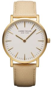 CA3830 Carrie Taylor Lexington Golden Beige Hermes Calf Leather 38mm