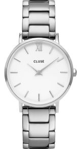 CW0101203026 Cluse La Minuit Steel White 33mm CW0101203026