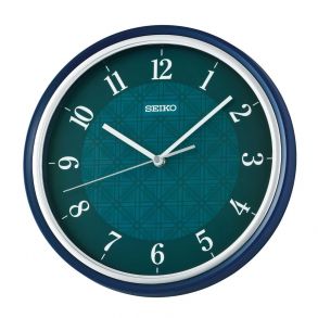 QHA016L Seiko Wall Clock Quartz Blue QHA016L