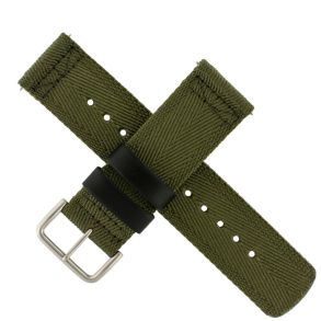 10568024 Green fabric strap for Casio Protrek PRW-6600YB / PRW-6600YB-3ER