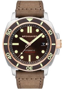 SP-5088-04 Spinnaker Hull Diver Cognac Brown 300m Automatic SP-5088-04