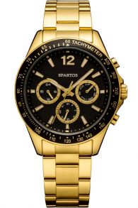 SPW7603 Spartos Golden Black Classic 45mm