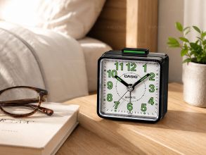 TQ-140-1BEF Casio Beep Alarm Clock 57x57mm