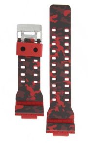 10466328 Red Resin Strap for Casio G-Shock GA-100CM-4A / GA-100CM-8A 10466328