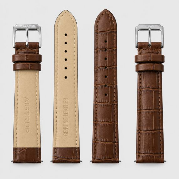 Aistrup Classic 78 Spare Strap Brown-Silver 20mm