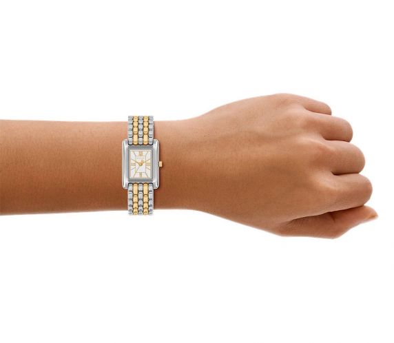 Michael Kors Two-Tone Mini Rectangular 20mm