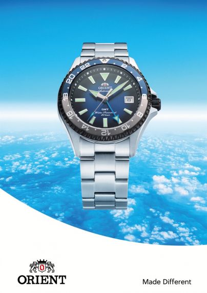 Orient Mens Limited Edition GMT Automatic Diver Sapphire 42mm
